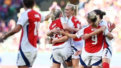 Arsenal win Champions League: Gunners women stun Barcelona to claim crown