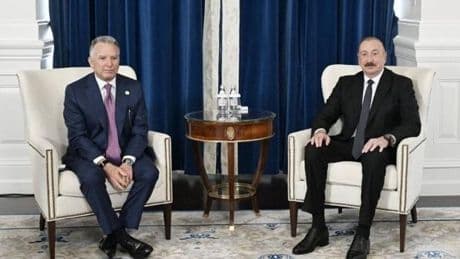 Azerbaycan Cumhurbaşkanı Aliyev, Trump'ın Orta Doğu Özel Temsilcisi Witkoff'la görüştü