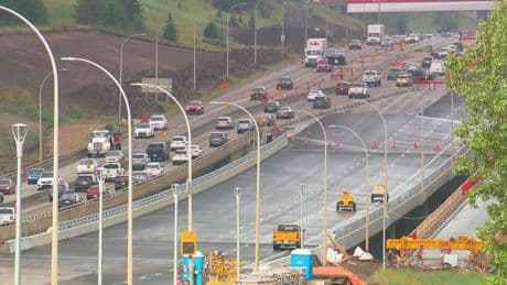 Traffic flow changes coming to Whitemud Drive over Rainbow Valley Bridge