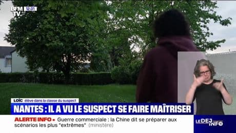 "Il parlait souvent d'Hitler": un élève de la classe de l'assaillant à Nantes témoigne