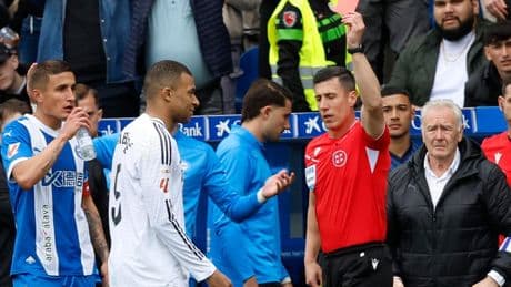 Liga : après son quatrième carton rouge en carrière, que risque Kylian Mbappé pour son vilain tacle avec le Real Madrid ?