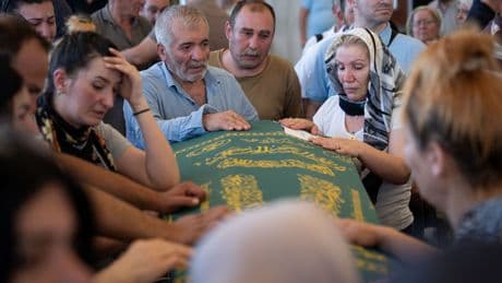 Ankara'da yangın faciasında hayatını kaybetmişti! Güvenlik görevlisi son yolculuğuna uğurlandı