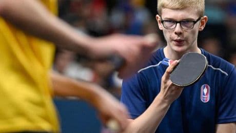 Félix Lebrun éliminé en huitièmes de finale des Mondiaux de tennis de table