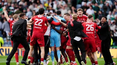 Magic Mitov the penalty hero as Aberdeen shock Celtic to win the Scottish Cup
