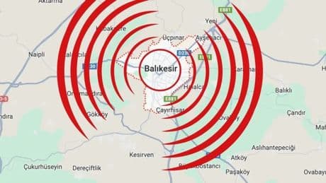 Son dakika! Balıkesir'de 4.1 büyüklüğünde deprem | Son depremler