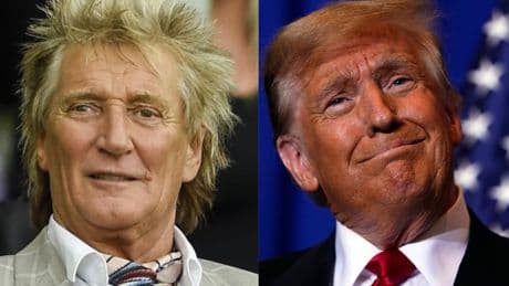 So why is Rod Stewart in the huff with The Donald?