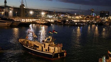 El mal tiempo obliga de nuevo a regresar a Barcelona a la flotilla con ayuda para Gaza