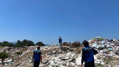 Açık alana atık döken belediyeye 1,8 milyon tl ceza
