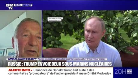 Russie: "La France fait partie des objectifs du monde soviétique et du monde dirigé par Vladimir Poutine", estime l'amiral Alain Coldefy, ancien inspecteur général des armées