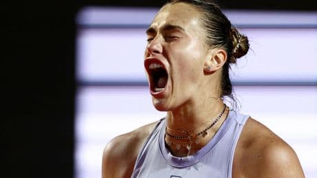 Tennis : Sabalenka a dû ferrailler pour rallier les quarts à Rome