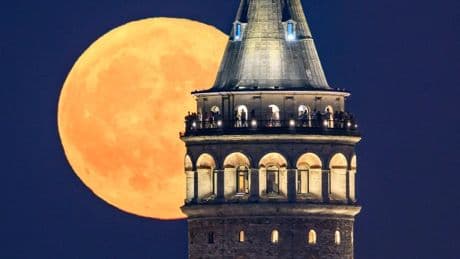 Stunning pictures show how Sturgeon Moon lit up skies around the world