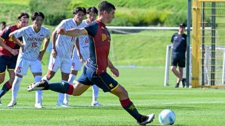 Il Genoa fa 1-1 con la Selezione universitaria giapponese, Malinovskyi a segno su rigore