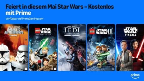 Amazon Prime Gaming: Kostenlose Spiele – mit Star Wars und Wolfenstein