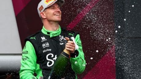 Formel 1 in Silverstone: Nico Hülkenberg feiert den größten Moment seiner Karriere