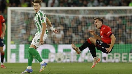 Osasuna aprovecha la resaca europea del Betis y con un empate aleja a los verdiblancos de la Champions