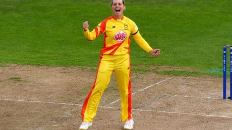 Alexa Stonehouse and Ash Gardner lead Trent Rockets to six-wicket win