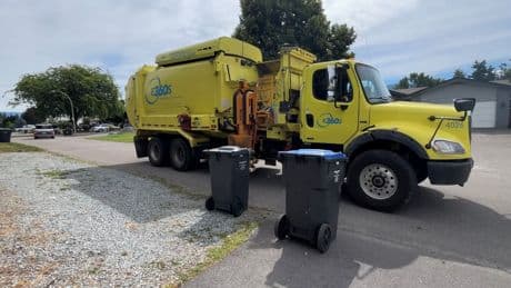 Proper hazardous material disposal highlighted after Kelowna recycling truck catches fire