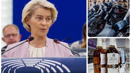 La commissione europea ha approvato un pacchetto di controdazi da 72 miliardi di euro