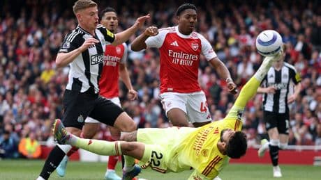 Arsenal player ratings vs Newcastle: David Raya saves Gunners but sloppy Thomas Partey off the pace