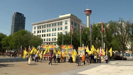 Sikh separatists stage Calgary protest against Indian prime minister’s visit to G7