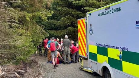 Mountain rescuers race to casualty near Edinburgh beauty spot in emergency response