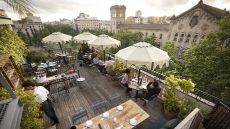 Restaurantes de Barcelona con una magnífica terraza