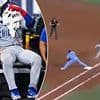 Baseball star carted off in tears after suffering heartbreaking injury in first game back after three months out