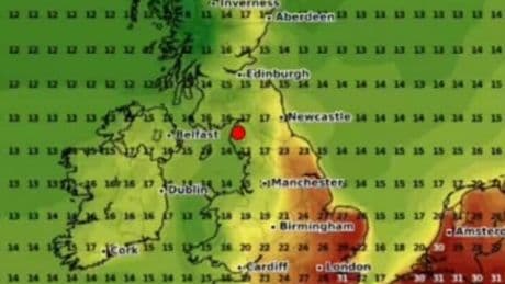 UK weather maps turn fiery red as Britain to bask in 31C scorcher in just days