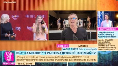 Nacho Duato se reafirma en su sentencia a Melody: &quot;A lo mejor no es tan valiente ni poderosa&quot;