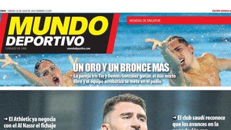 Portada de hoy de la Edición Bizkaia-Araba de Mundo Deportivo