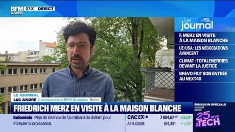 Friedrich Merz se rend à la Maison Blanche pour rencontrer le président des États-Unis Donald Trump
