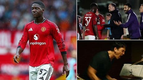 Kobbie Mainoo responds after cryptic social media post sent fans into meltdown - with Man United star denied deadline day move away from Old Trafford