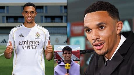 Tennis star and Real Madrid super-fan Carlos Alcaraz makes bold Trent Alexander-Arnold prediction ahead of his debut at the Club World Cup