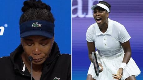 Venus Williams fights back tears in emotional press conference after US Open loss to Karolina Muchova