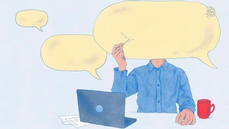 De kwebbelaar moet de regels even leren