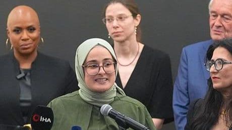 Özgürlüğüne kavuşan Rümeysa Öztürk'ten açıklama