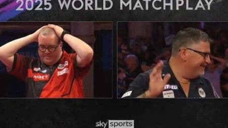 Gary Anderson shows who he really is after Stephen Bunting misses out on nine-darter