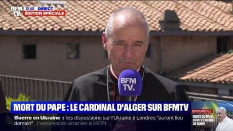 Succession du pape: "Je crois qu'il faut un certain nombre de qualités que je ne crois pas avoir", estime le cardinal d'Alger