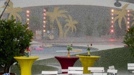 ZDF-"Fernsehgarten« wird wegen Gewitter kurz nach Beginn geräumt