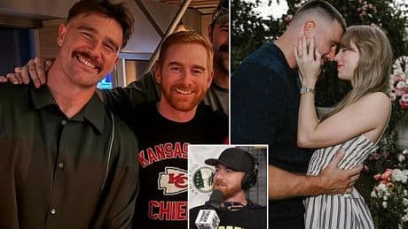 Travis Kelce's comedian friend Andrew Santino knew about Taylor Swift proposal MONTHS before he popped question