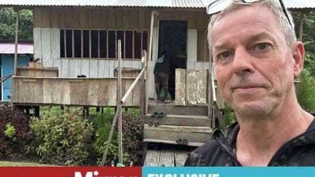 Brit travel agent's holiday test nightmare as leech 'sucks on his eyeball'