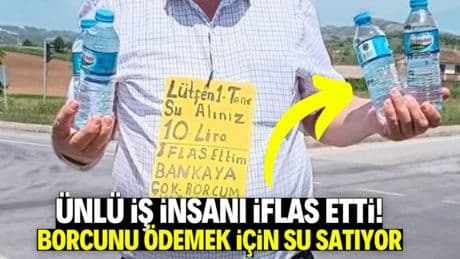 Türk iş insanı resmen iflas etti! Borcunu ödemek için sokaklarda su satıyor: Son hali içler acısı
