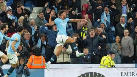 Man City 2 Aston Villa 1: Matheus Nunes scores dramatic 94th-minute winner in massive twist in race for Champions League