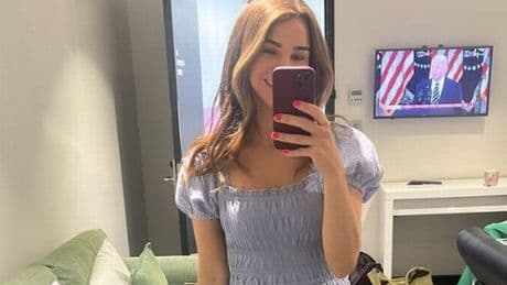 Izzy Judd's exact midi dress from ITV's Lorraine is a Nobody's Child's piece you'll re-wear all summer
