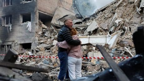 At least 15 dead and dozens injured in ‘one of most horrific’ Russian strikes on Kyiv of war