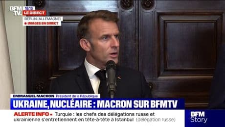 Macron/ Merz à Berlin: le président annonce des "programmes communs " en matière de défense et de sécurité"