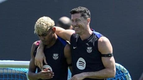 Los 19 años que separan a Lamine de Lewandowski, exitosa rareza en la historia