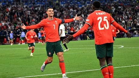40 yaşındaki Cristiano Ronaldo, Portekiz'e Almanya karşısında galibiyeti getirdi