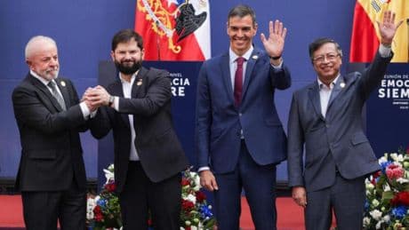 Sólo Sánchez, Lula, Maduro, Boric, Petro y Micheál Martin en Occidente llaman "genocidio" a la ofensiva israelí en Gaza