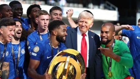 Klub-WM: Donald Trump sorgt auf Siegerpodest für Irritationen